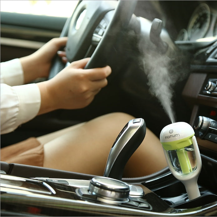 PremiumeAutomotiveAccessories™ Car Humidifier & Essential Oil Diffuser – 2-in-1 Air Purifier & Freshener