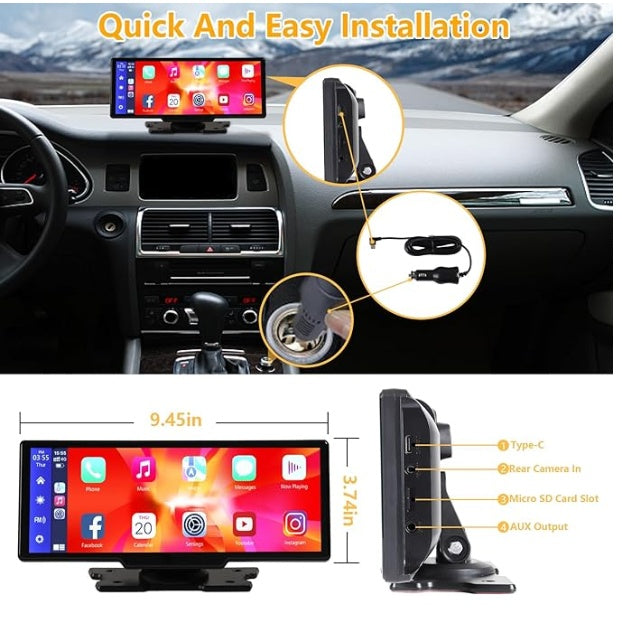 PremiumeAutomotiveAccessories⢠Wireless CarPlay Display Pro