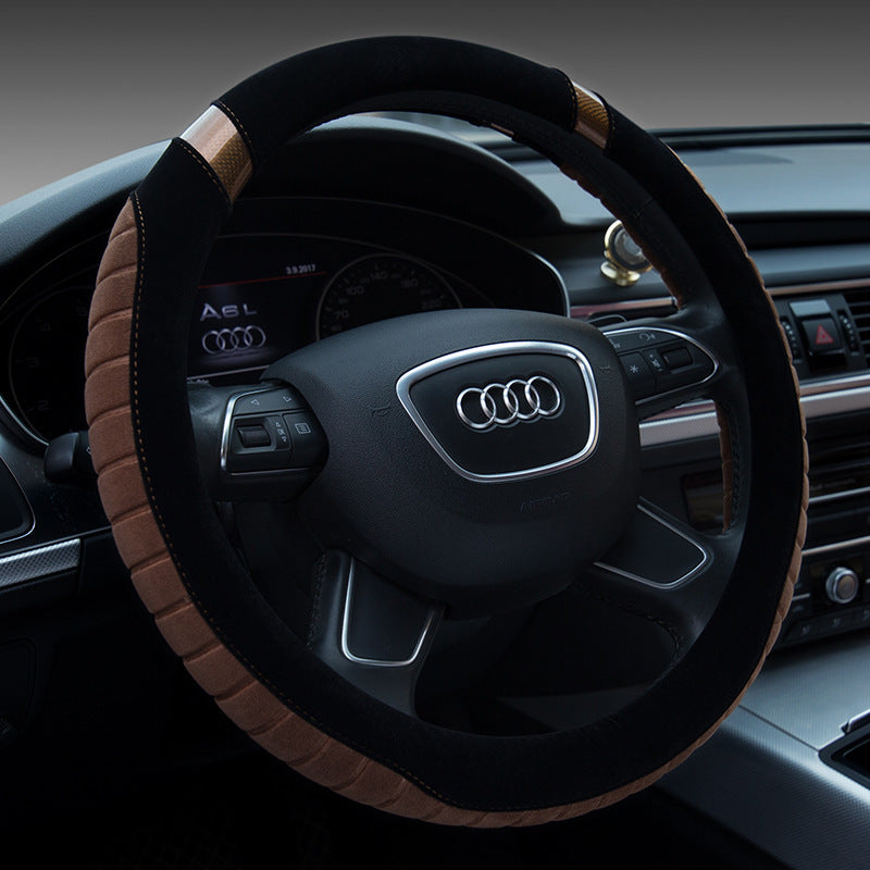 PremiumeAutomotiveAccessories™ LuxSoft Plush Steering Wheel Cover