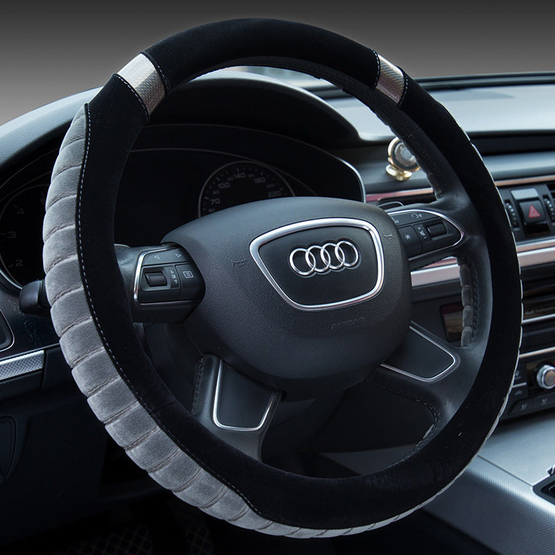 PremiumeAutomotiveAccessories™ LuxSoft Plush Steering Wheel Cover