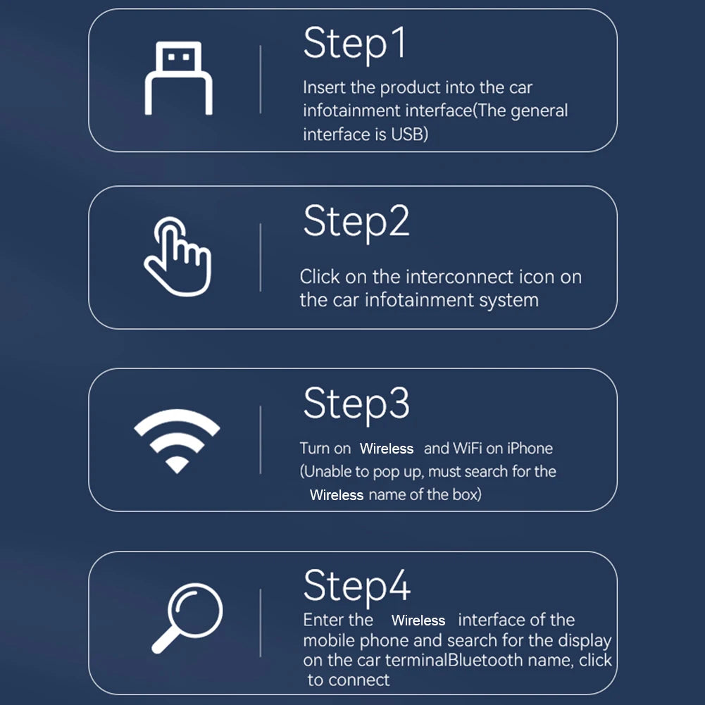 PremiumeAutomotiveAccessories™ CarPlay Wireless Pro
