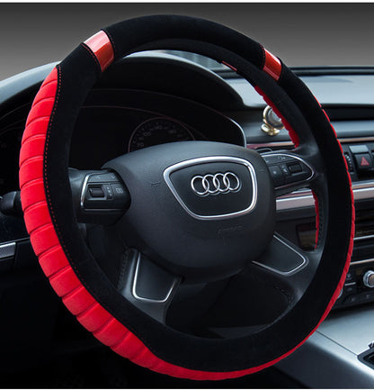 PremiumeAutomotiveAccessories™ LuxSoft Plush Steering Wheel Cover
