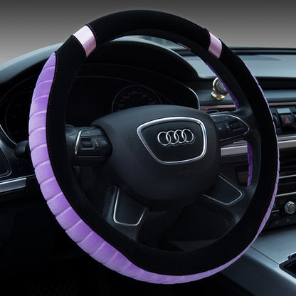 PremiumeAutomotiveAccessories™ LuxSoft Plush Steering Wheel Cover