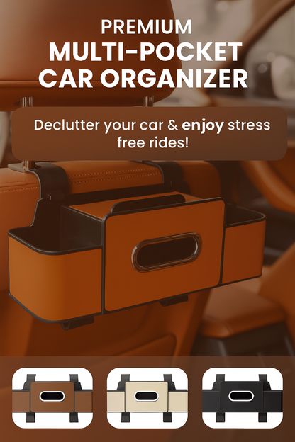 Premiume Multi-Pocket Car Organizer