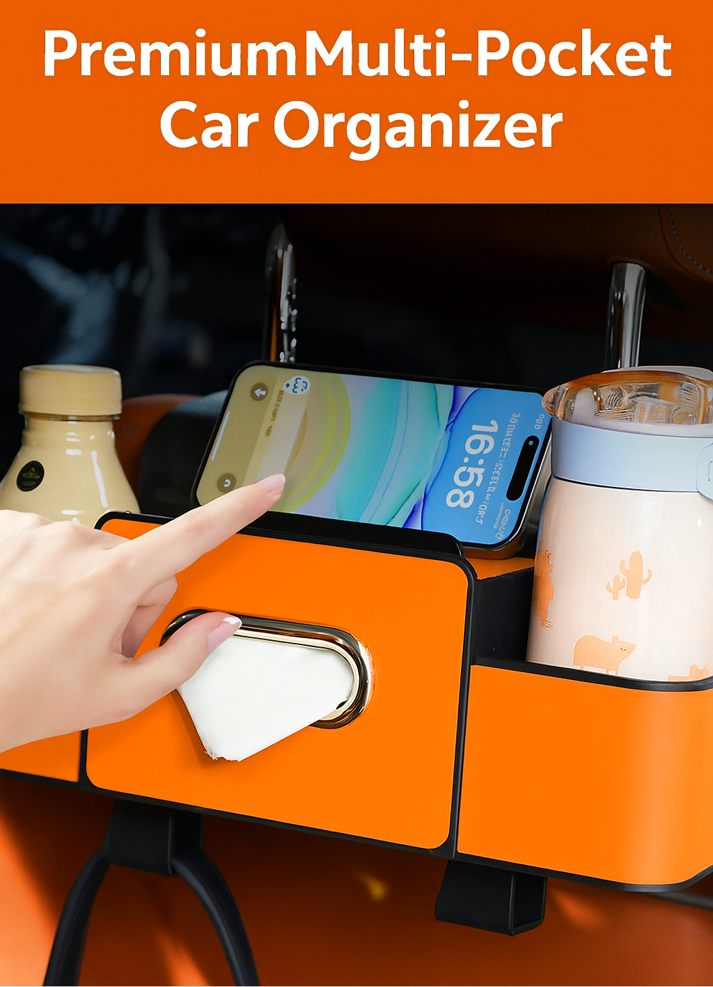 Premiume Multi-Pocket Car Organizer