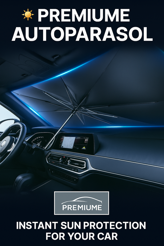 Premiume AutoParasol — Blocks Heat. Folds Fast. Fits All.