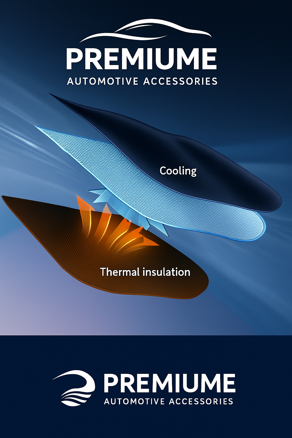 Premiume AutoParasol — Blocks Heat. Folds Fast. Fits All.