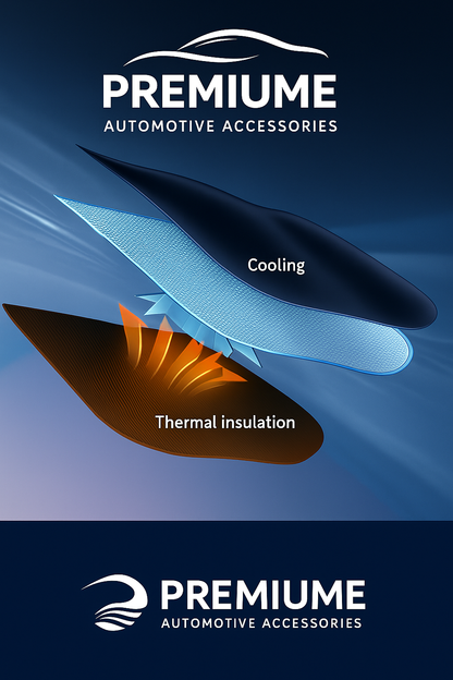 Premiume AutoParasol — Blocks Heat. Folds Fast. Fits All.