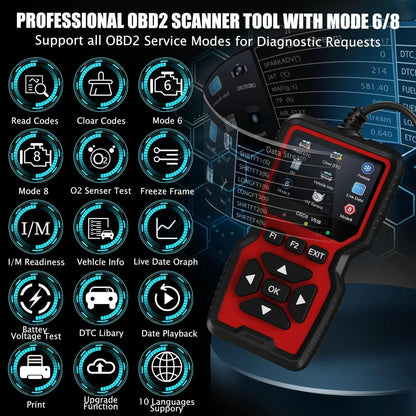 PremiumeAutomotiveAccessories™ Smart OBD2 Scanner